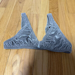 Women's SKIMS Swim Amethyst Velvet Bikini Top Size M SKU655